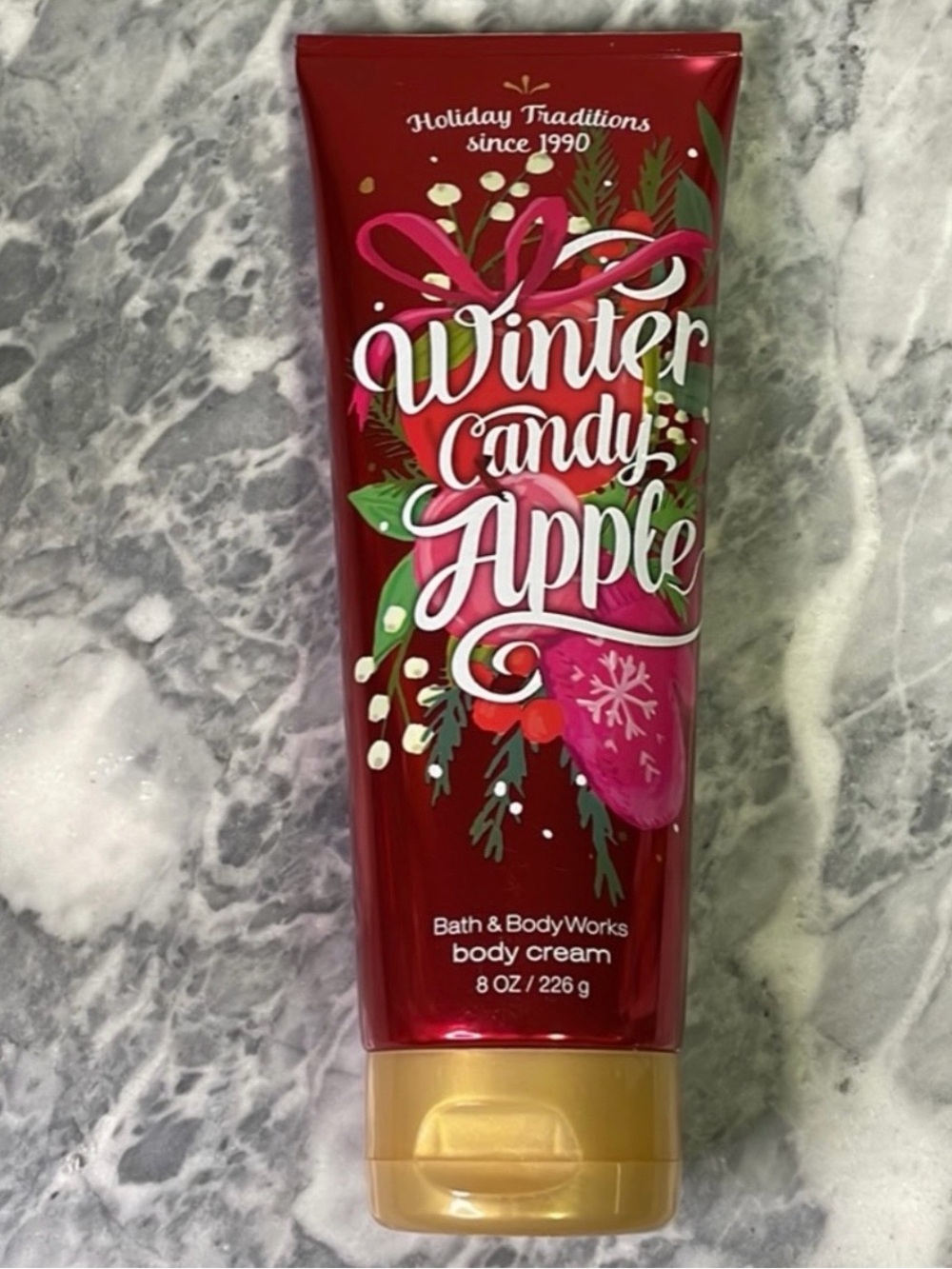 New Bath and Body Works Body Winter Candy Apple Lotion